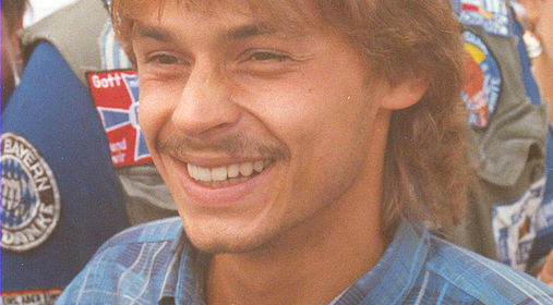Olaf Thon bei der Saisoneröffnung auf Schalke 1987